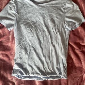 Soft Blue Tee Double Lined